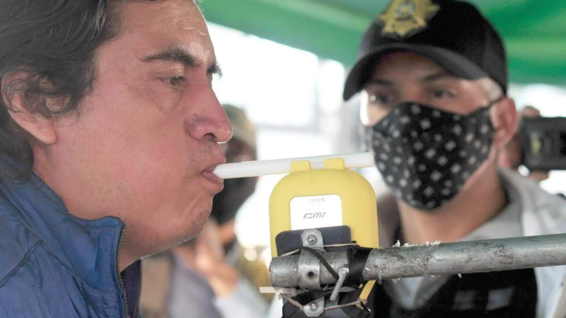 Prueba de alcoholímetro